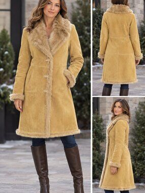 ADLER Genuine Suede Leather Coat